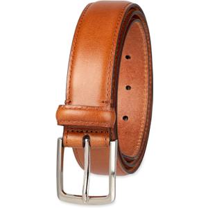 Haggar mens Essential Belt-dress and Casual (Small (30-32), Tan Classic)