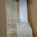 Makeup Organizer with Rotating Brush Holder Cosmetic Organizer with Drawers Countertop Skincare Organizer for Vanity,Cosmetic Display Case Storage (Cream, Large)