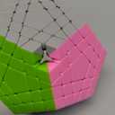 Ganowo Megaminx Speed Cube Gigaminx 5x5 Cubes Brain Teasers for Kids Adults Boys Teens