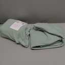 Vellux Solid Jersey Knit 4-Piece Queen Size Sheet Set - Cotton Blend - Solid Sheet Set - Ultra-Soft & Cozy T-Shirt - Bed Sheet Set - Deep Pocket - Easy Care - Grey Sheet Set (Queen, Sage)