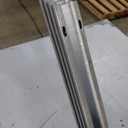 24 Ft V-Track Galvanized Inverted V Track for 1'' OD V-Groove Sliding Gate Rollers Driveway Gate with Hammer Drive in Anchors, Heavy Duty Sliding Driveway Gate Track