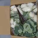 Peonies Artificial Flowers Bulk, 12 Bundles Fake Silk Peonies Faux Eucalyptus Bouquet Realistic Peony Floral Arrangement for Wedding Table Centerpiece Vase Decor (Royal Blue & White)