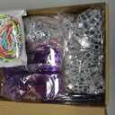 72 Pcs Friendship Party Favors Era Popular Singer Gift Sets include Bead Bracelets Disco Ball Heart Sunglasses Metallic Silver Hair Accessories Holographic Gift Bag for Fans Party Supplies