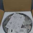 Cainjiazh 11.8" Dimmable Crystal Chandelier Crystal Ceiling Light Modern Chandeliers Flush Mount Ceiling Light Lamp Fixture for Dining Room Living Room Bedroom Hallway Remote Control