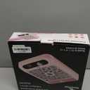 Nail Dust Collector for Nail Techs, Compact & Quiet Nail Vacuum dust Collector with Reusable Filter, Powerful Nail Fan Nail Tech Must Haves for Gel Polish, Pedicures, Salon & Home Use (Light Pink)