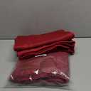 RYB HOME Red Velvet Curtains 84 inches for Bedroom - Light & Heat Block Back Tabs Window Treatment Energy Efficient Privacy Protection Drapes for Farmhouse, Living Room, Ruby Red, W52 x L84, 2 Panels