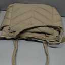Diaper Bag Tote, Diaper Bag Backpack,Puffer Tote Bag with Pacifier Case, Lightweight Mommy for Hospital, Puffy with 10 Pockets, Convertible Baby for Travel,Khaki