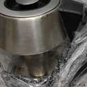 Amazon Basics Electric Kettle with Glass Carafe for Tea and Coffee, BPA-Free, Fast Boiling, Auto Shut-Off, Boil-Dry Protection, Water Level Indicator, 1.7 Liter, 1500W, Black and Silver (1.8 Quarts)