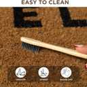 Folkulture Summer Door Mat Outdoor 16 x 28  Front Door Mat for Outside Entrance, Heavy Duty Backing, Eco-Friendly, Durable Anti-Slip & Weather Resistant Dirt Trapping Doormat, Outdoor Home Decor (Welcome Pine Colada)