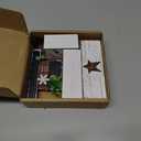 Yousoontic 4 Pcs Winter Snowman Wooden Table Decorations Snowman Rustic Block Signs Centerpiece Tiered Tray Decor Wood Farmhouse Vintage Ornaments Gift Tabletop Decor for Entryway Home Desk Room