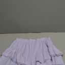 Flowy Shorts for Women Casual Boho Ruffle Tiered Skorts High Waist Mini Skirts Golf Tennis Crochet Shorts (X-Large, Light Purple)