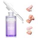 Gellen Nail Glue Remover for Press on Nails, 40ML Press On Nail Remover for UV Nail Glue, Non acetone Gentle Glue Off for False Nails Glue Tips, Odorless Easy Debonder, Not for Gel Polish