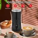 Milk Frother and Steamer,Hot and Cold Foam Maker and Milk Steamer Function 4 In 1, Automatic with Smart Temperature Control for Coffee, Latte,Christmas Gift for Cappuccino and Macchiato Accessories