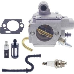 Cnfaner MS270 MS280 Carburetor Kit for Stihl MS 270C 280C Chainsaw with 1129 358 7702 Fule Line Kit