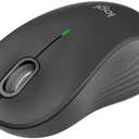 Logitech - Signature M550 L Full Size Bluetooth Ambidextrous Mouse with Silent Clicks - Wireless - Graphite 