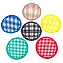 Cando-10-0876 Web Hand Therapy Device, Latex-Free, 14" Diameter, Set (Tan, Yellow, Red, Green, Blue, Black)