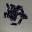 PIONFYNES 20PCS Straight Push Connectors Quick Release Plastic Push to Connect Fittings 1/2" inch Quick Connect Air Hose Fittings (1/2'', Blue)