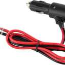 SPARKING 12Volt Replacement Cigarette Lighter Male Plug with On Off Switch - 2FT 12V Fused 15amp Cigarette Male Plug with 16AWG Lead, 12V DC Car Plug for Car Cooler,Cb Radio, Air Compressor