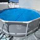 Round Solar Pool Cover 6ft, Heavy Duty Thermal Solar Blanket, Retains Heat, Reduces Evaporation, Pool Cover for Inground and Aboves Ground Pools