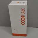 64 oz Water Bottle Insulated with Straw & 3 Lids, Coolflask Large Metal Stainless Steel Water Jug Big Half Gallon Wide Mouth for Sports, Gym or Office, Non-BPA Keep Cold 48H Hot 24H, Magic Black