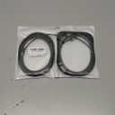 USB C Cable 25ft Fast Charging 12W, Extra Long USB A 2.0 to USB-C Charge Cord 25 foot 480Mbps Data Transfer Type C Black Braided for iPhone 17/16/15, Galaxy S25/24/23, Pixel XL/2/3/4XL, LG V30, Nokia