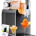 Slushie Machine for Home, Professional Frozen Drink Maker - No Ice Needed, Auto Cleaning, 6 Preset Programs, 4 Hours Freshness, Rapid Freezing, Frozen Margaritas, Frappés, Milkshake, and More