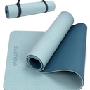 BEAUTYOVO Yoga Mat with Strap, 1/3 Inch Extra Thick Yoga Mat Double-sided Non Slip, Professional TPE Yoga Mats for Women Men, Workout Mat for Yoga, Pilates and Floor Exercises