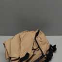 ULTCOVER Waterproof Patio Ottoman Cover Square Outdoor Side Table Furniture Covers Size 20L x 20W x 18H inch (Brown)