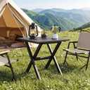 Outdoor Side Table,Portable Folding Adirondack Table,Small Patio Table Folding End Table for Garden,Camping,Pool,Porch
