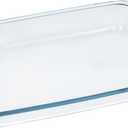 Small Glass Baking Dish for Oven, 1.6L Casserole Dishes for Oven, 11.6x6.9 Glass Baking Pan