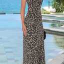 2 x PRETTYGARDEN Womens Summer Dresses Spaghetti Strap Floral Maxi Dress Sleeveless Long Bodycon Dresses Wedding Guest Dress (L)