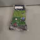 2 x I'D RATHER BE CHASING Funny Mens Socks, Golf & Pickleball Gifts for Men, Golfers Unique Crew Sock, Golfing Gift Accessories (Green)