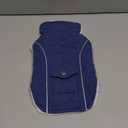 Malier Dog Winter Coat, Windproof Dog Cold Weather Coats with Real Pocket, Winter Extra Warm Pet Coat Fleece Jacket Reflective Clothes for Small Medium Large Dogs and Puppy (Blue, XX-Large)