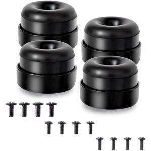 4Pcs Subwoofer Isolation System - Black, Wired, Anti-Vibration, Compatible with Nearly Every Subwoofer Brand and Model