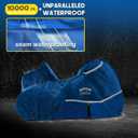 Trike Cover,Motorcycle Cover Heavy Duty 600D Waterproof for Trike Models, Tri Glide, and CVO Version, Goldwing, Chidftain, Challenger, Elite Storage, Blue