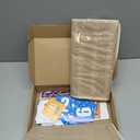 Ctosree 2 Pcs Classroom Monthly Calendar Pocket Chart with 71 Cards, Daily Schedule Pocket Chart with 26 Double Sided Reusable Cards for Student School Supplies Classroom Must Have(Flaxen)