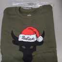 Under Armour Men's Project Rock Red One Believe Crew Neck SweatshirtDISC, (390) Marine OD Green, Medium