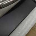 Hoimpro Tub Filler Freestanding Bathtub Faucet Matte Black Floor Mount Tub Faucet Waterfall Free Standing Bathtub Filler High Flow Brass Bath Shower Faucets with Handheld Sprayer, Matte Black 