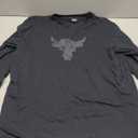 Under Armour Men's Project Rock Brahma Bull Long Sleeve, Black, Size: M
