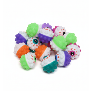 Halloween Eye Balls Lights Keychain Kit, 20 Pcs