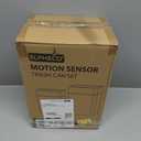 ELPHECO 2 Pack 3.5 Gallon Bathroom Can with Lid Motion Sensor Slim Garbage Can Bathroom Decor Waterproof Smart Small Bin for Kitchen, Office, Bedroom, Living Room, Toilet (Black)