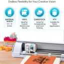 Silhouette America Cameo 5 Alpha (α) - Smart Cutting Machine for Print & Cut - Quiet Operation with AutoBlade, Studio Software, Cutting Mat- Vinyl, Paper & Fabric Compatible - Classic White