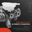 A-Premium Brake Master Cylinder Compatible with Ford Focus 2009 2010 2011 -Fits the Model Without Electronic Stability Control