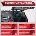 1669802164 Upgraded Left Right Tailgate Power Lift Support Shock Strut Compatible with Mercedes ML350 GLE350 ML63 AMG ML550 GLE63 AMG S ML250 GLE400 GLE63 AMG GLE300d