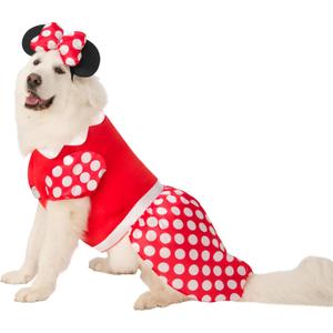 Disney: Minnie Mouse Pet Costume for For Dogs or Cats by Rubies, XXL