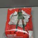 Morph Villain Costume For Women, Ivy Costume Women, Green Dress With Fake Leaves, Halloween Costumes (Small)