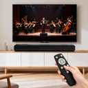 100W Sound Bar for Smart TV, 2.2 ch Soundbar with Bluetooth 5.3/ARC/Opt/AUX Connect, Surround Sound System for TV with 4 Speakers, Home Audio Surround Sound System for TV PC Projector