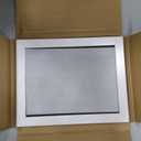 Loddie Doddie Magnetic Chalkboard Sign - 11 x 14 in, White Frame, Mounting Hardware - Easy-Erase Message Center - Magnetic Bulletin Board for Photos - Chalk Board Calendar for Wall Organization