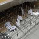 UPGRADED W10728159 Dishwasher Lower Rack for Kitchenaid Dishwasher Rack Replacement, W10728159 W10525646 W10082825 304 Stainless Steel Kenmore Elite Whirlpool Maytag Dishwasher Rack Parts with Wheels