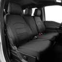 EKR F150 Seat Covers for (4 Door,SuperCrew) 2015-2020 Ford F150 & (CrewCab) 2017-2022 F250/F350/F450 SuperDuty Limited/King Ranch/Lariat/Platinum,Heavy-Duty Waterproof,Neoprene(Black)